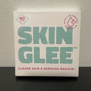 Skin Glee Adhesive Remover Wipes 40ct NEW SEALED CGM Cleans Care